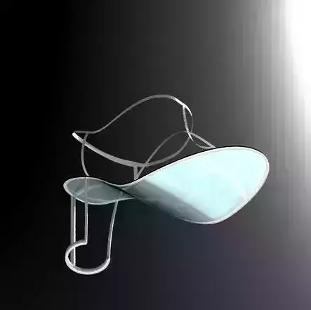 High Heel Sandal with Structural Open Heel 3D print model