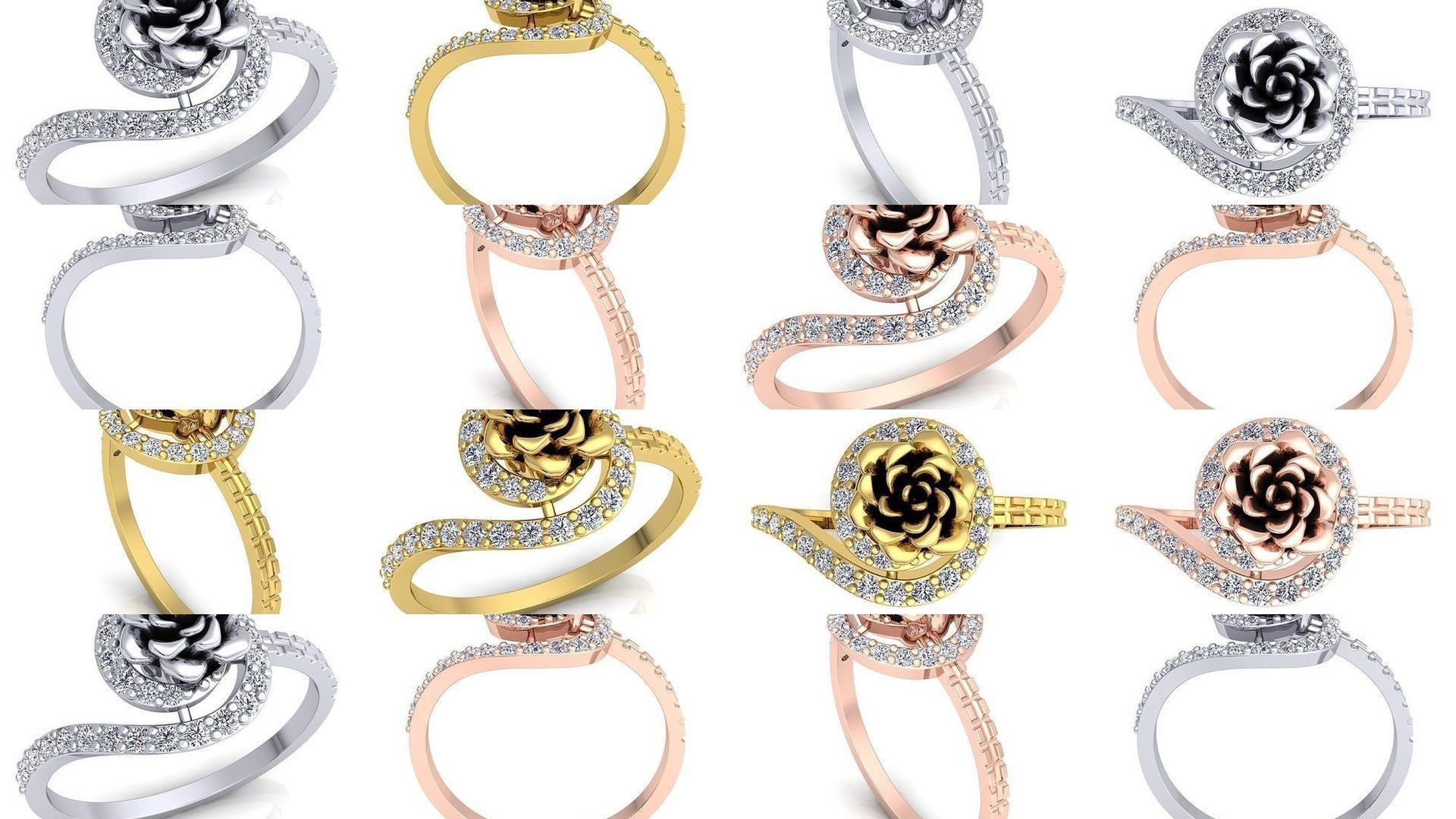 Fancy Rose Vintage Collection Ring _3