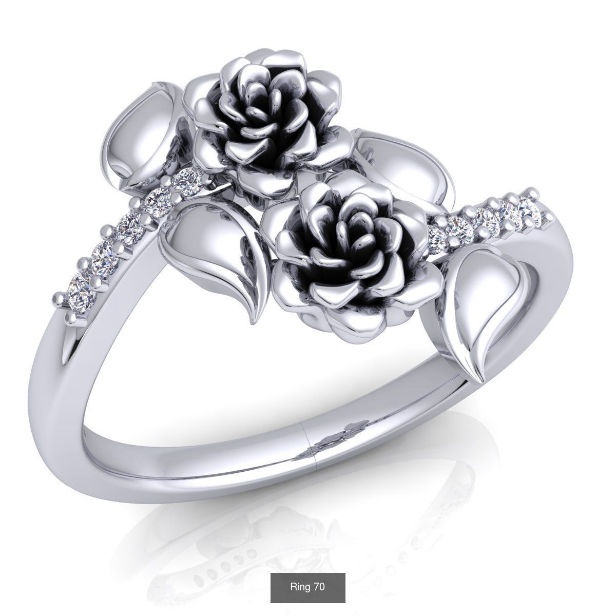 Fancy Rose Vintage Collection Ring _15
