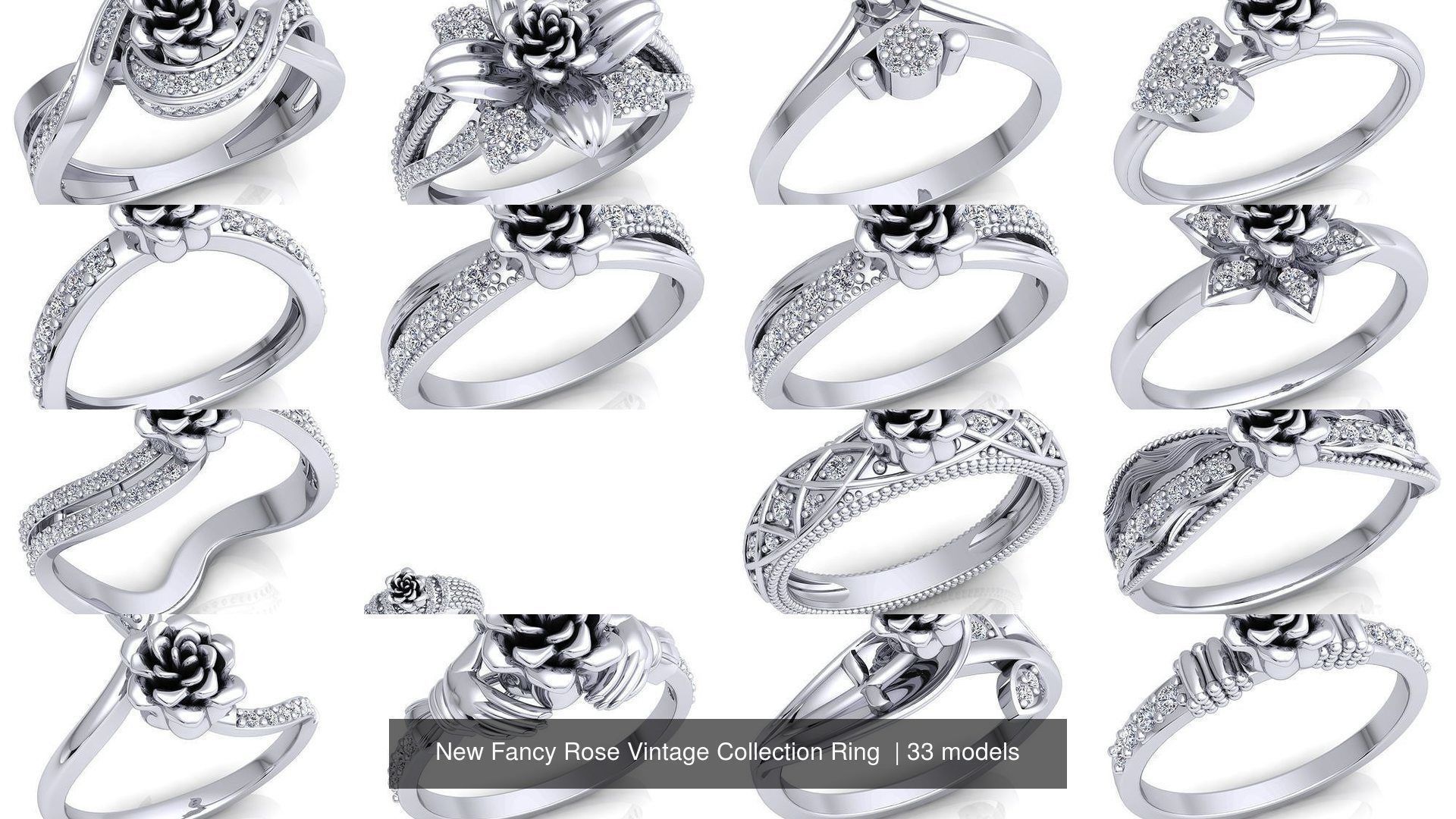 Fancy Rose Vintage Collection Ring _2