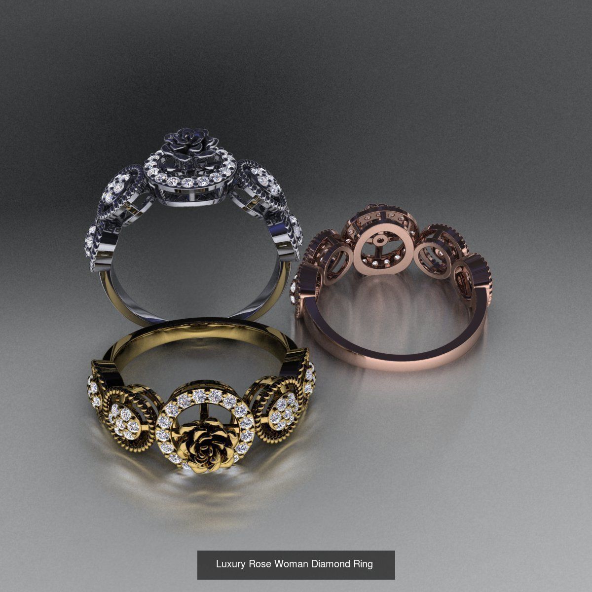 Fancy Rose Vintage Collection Ring _5