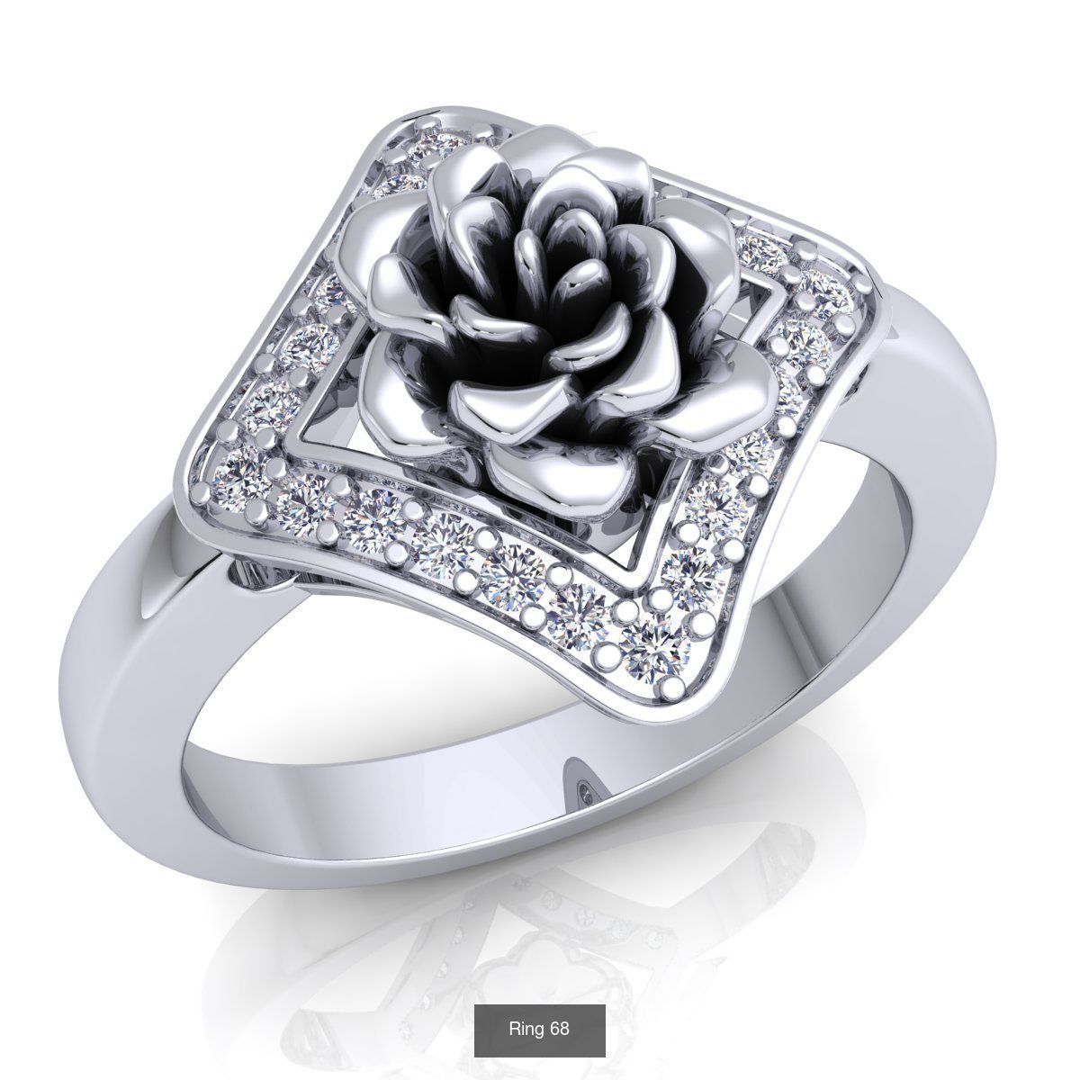 Fancy Rose Vintage Collection Ring _13