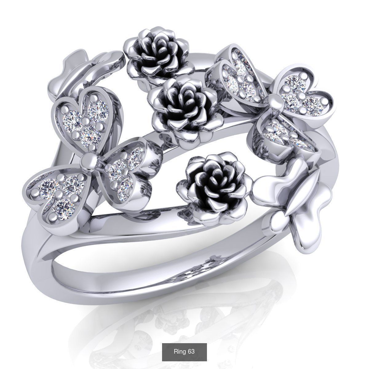 Fancy Rose Vintage Collection Ring _8