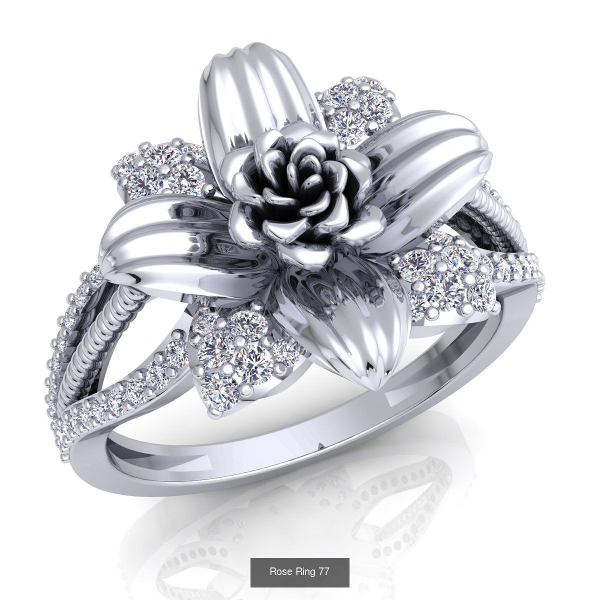 Fancy Rose Vintage Collection Ring _22