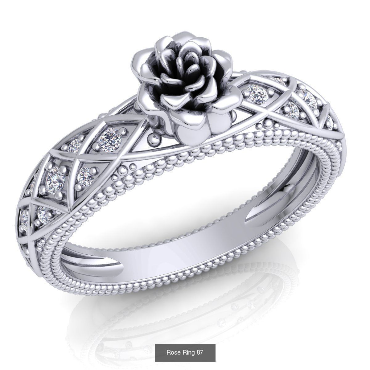 Fancy Rose Vintage Collection Ring _31