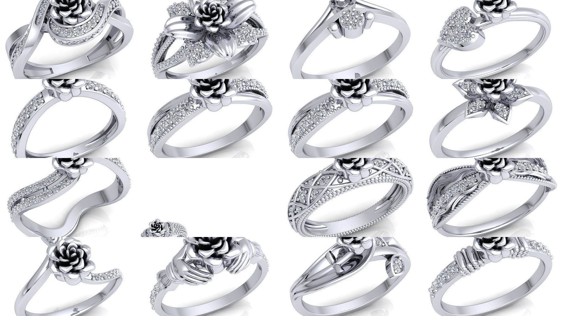 Fancy Rose Vintage Collection Ring _1