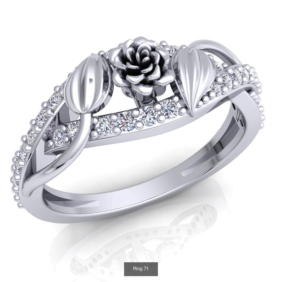 Fancy Rose Vintage Collection Ring _16