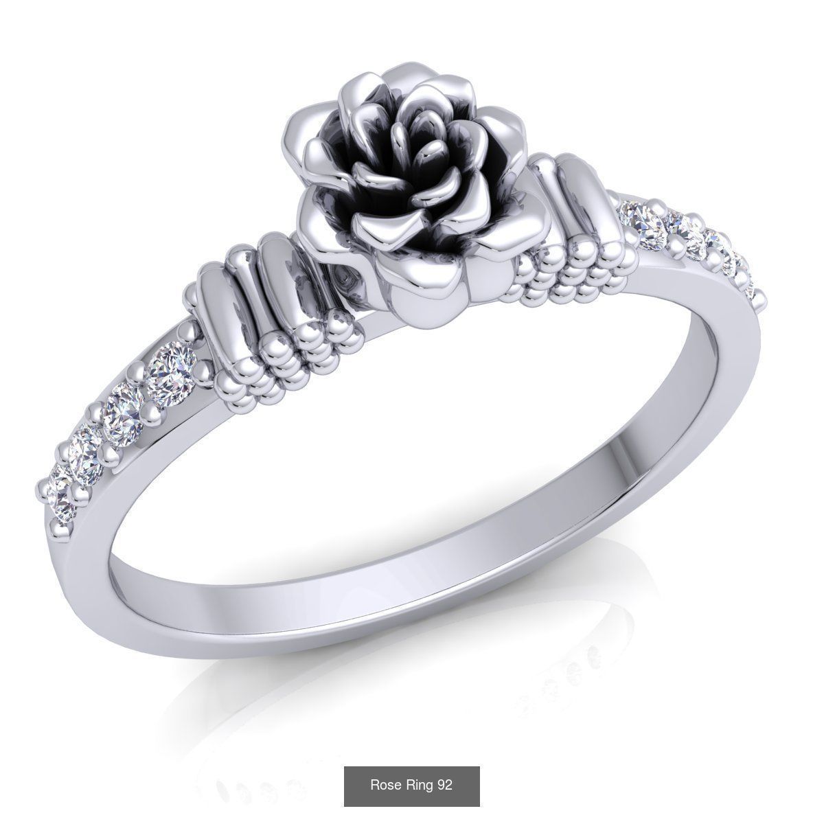 Fancy Rose Vintage Collection Ring _36