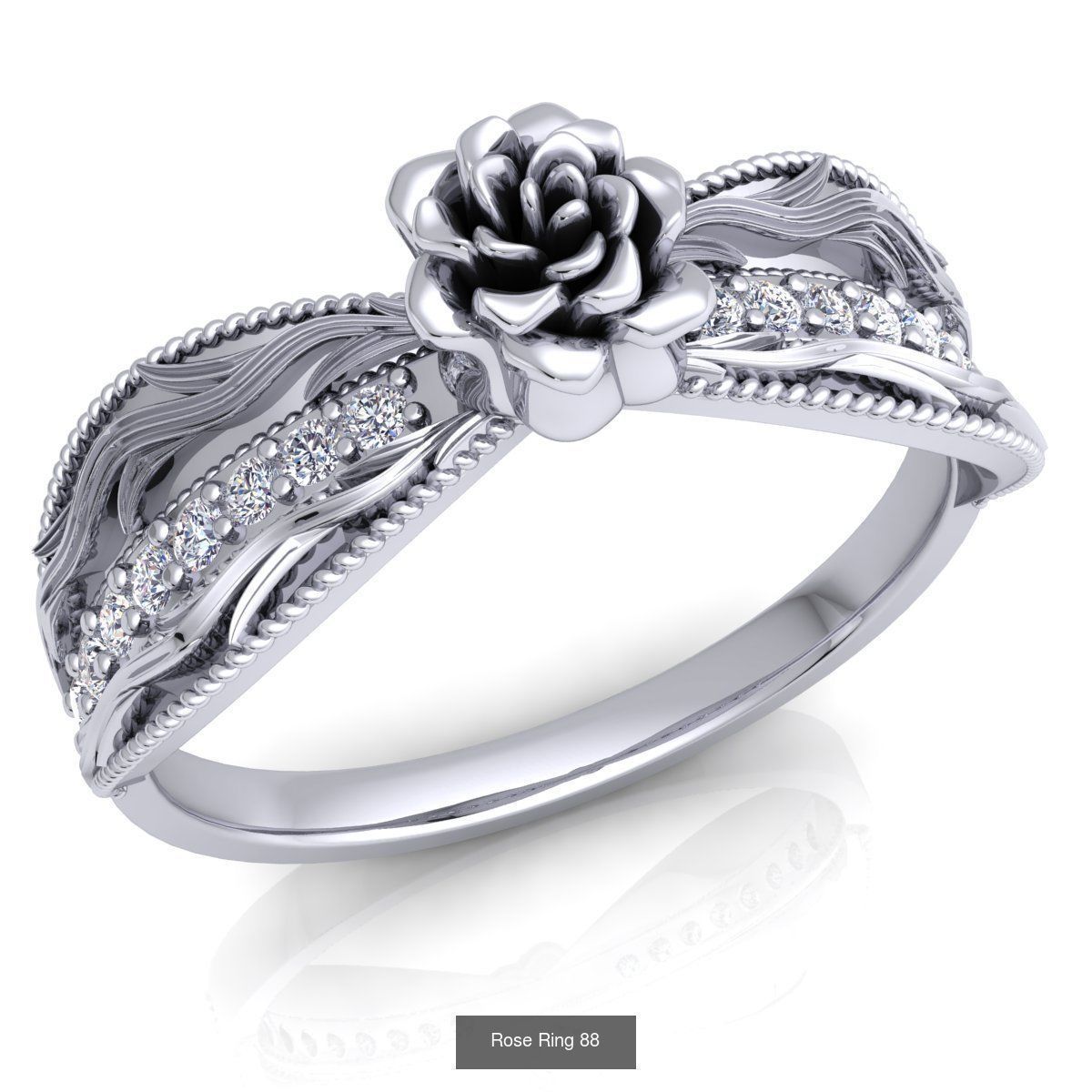 Fancy Rose Vintage Collection Ring _32