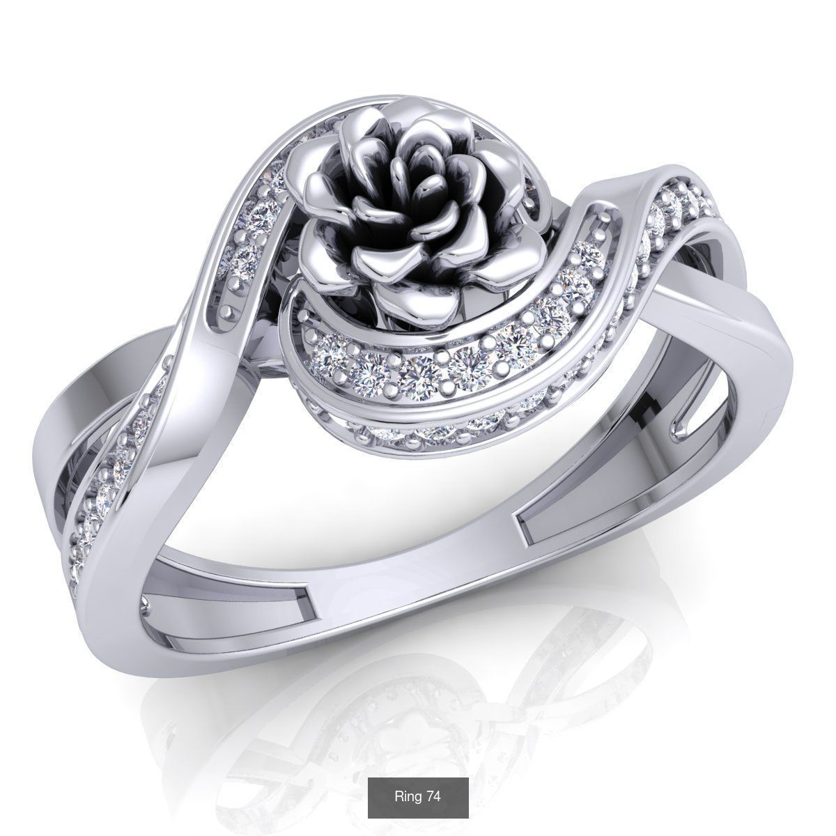 Fancy Rose Vintage Collection Ring _19