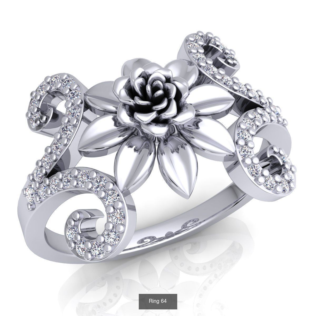 Fancy Rose Vintage Collection Ring _9
