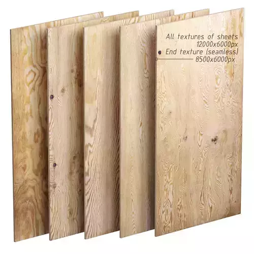 Set of plywood sheets - 5 items