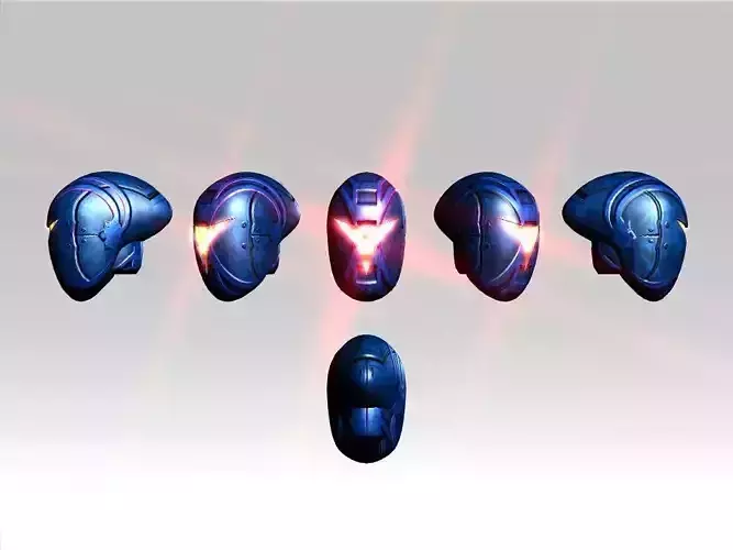 Robot Face Helmet