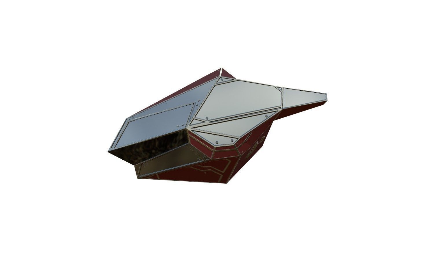 scimet mega Low-poly 3D model_9