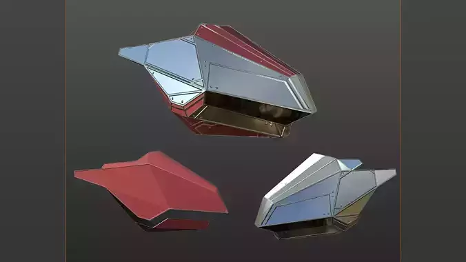 scimet mega Low-poly 3D model