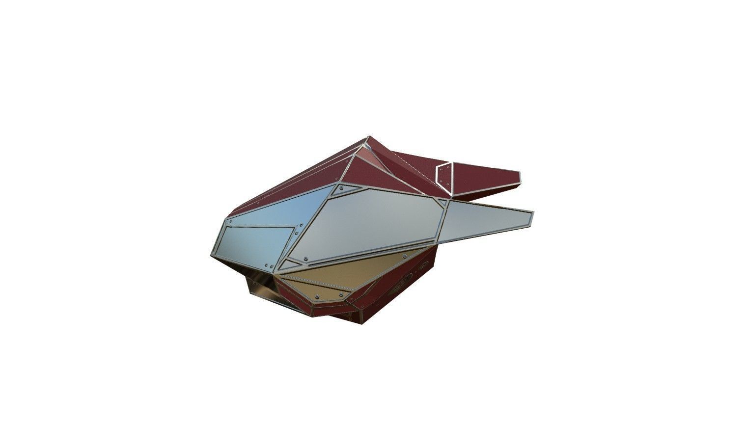 scimet mega Low-poly 3D model_4