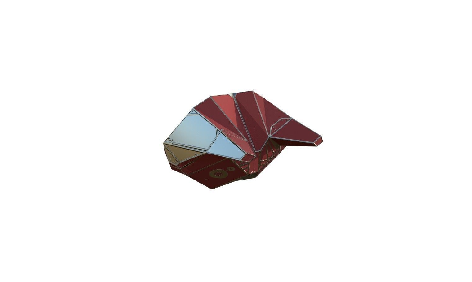 scimet mega Low-poly 3D model_3
