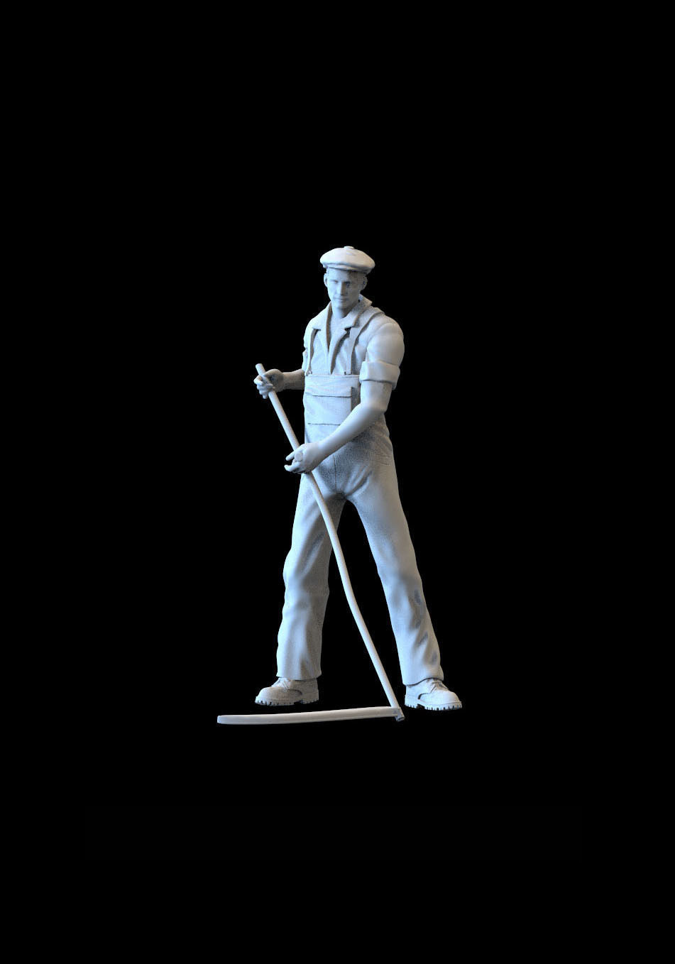 mower man 3D print model_21