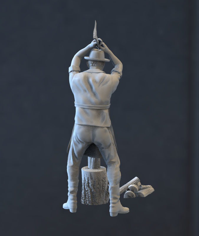 woodcutter 3D print model_29