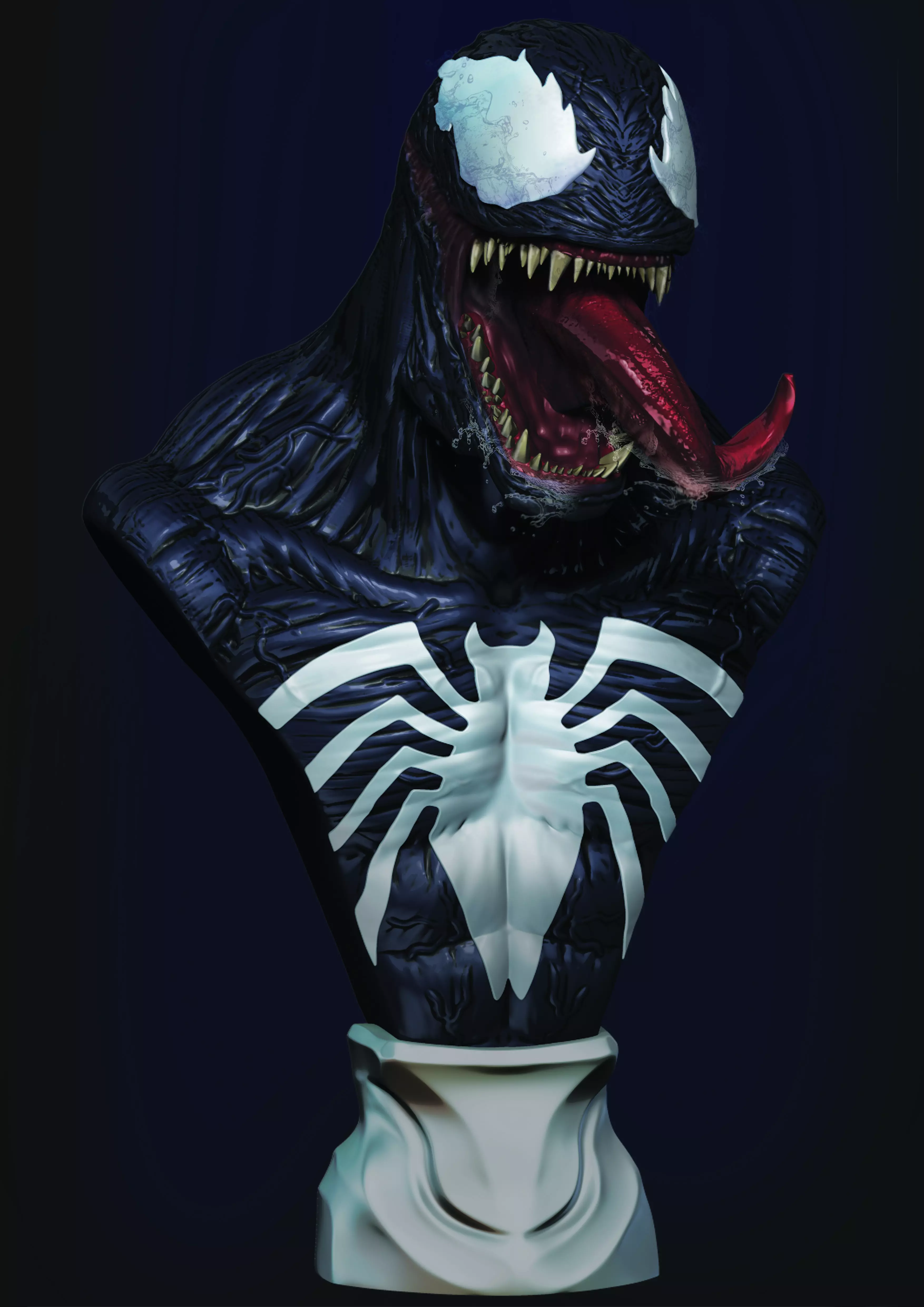 Venom - Spider Man 3D print model_0