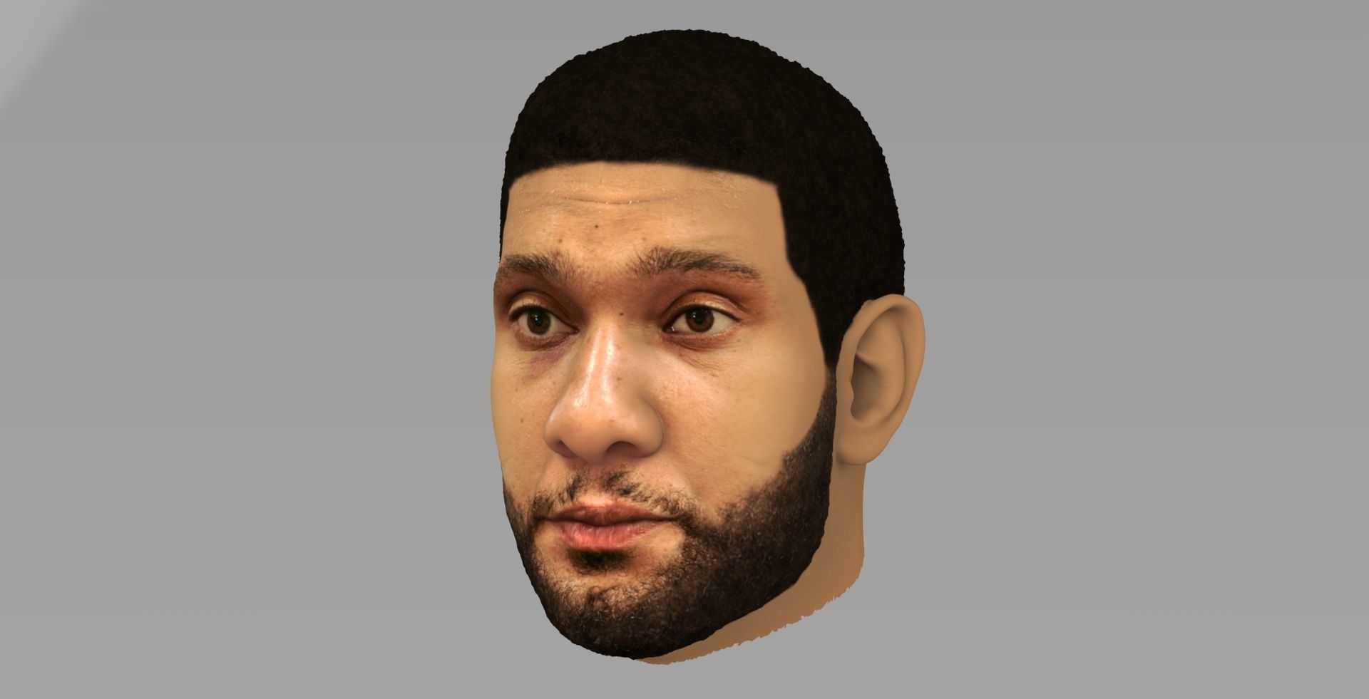 Tim Duncan 3D model_1