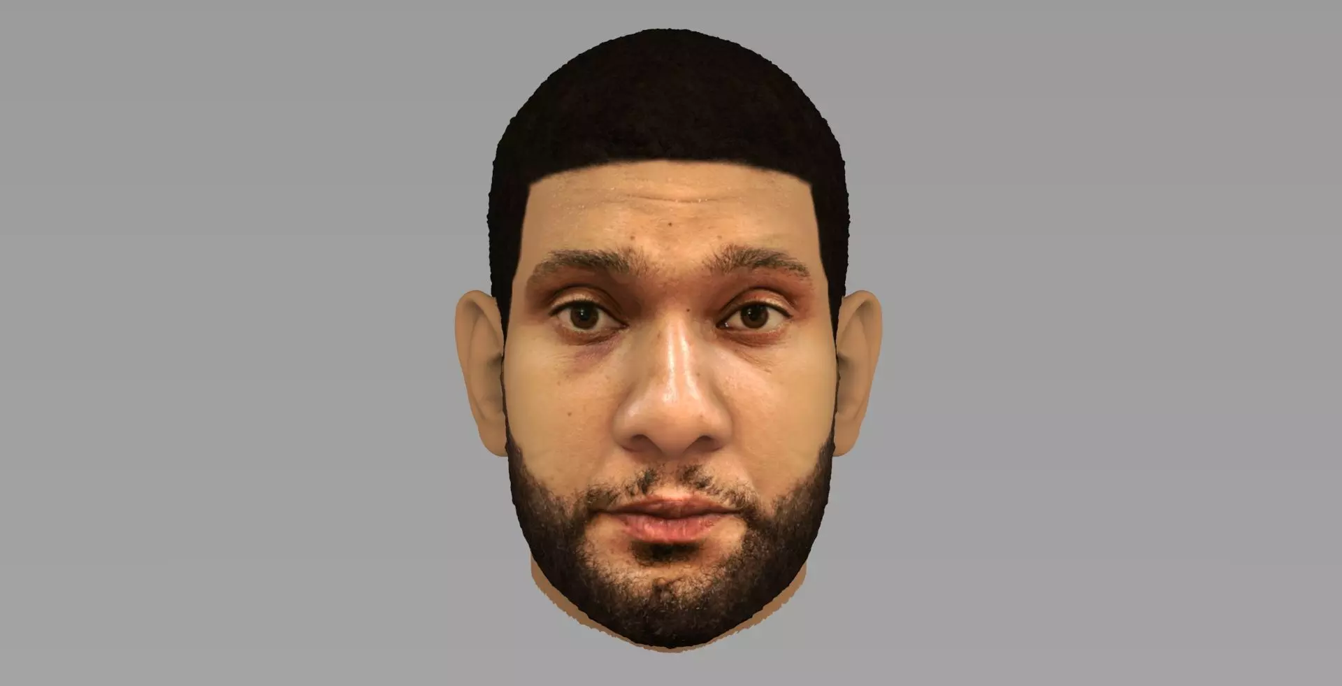 Tim Duncan 3D model_0