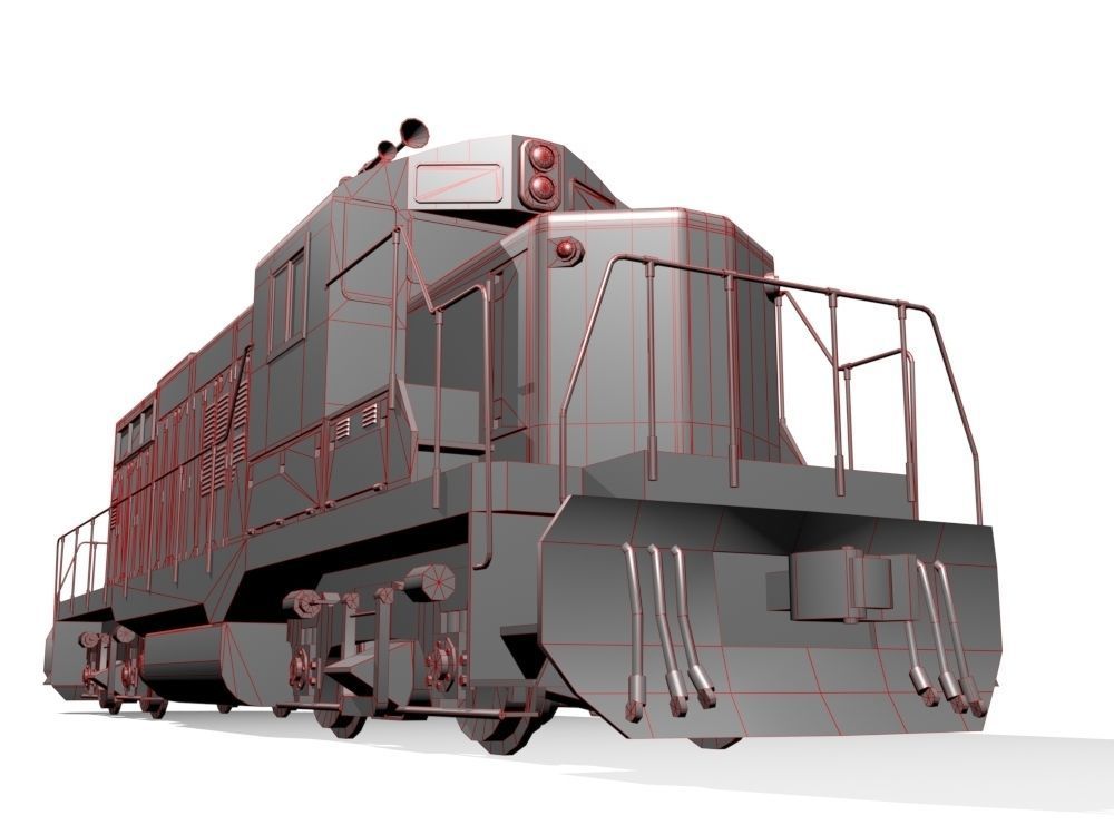 Diesel Locomotive 3D model_13