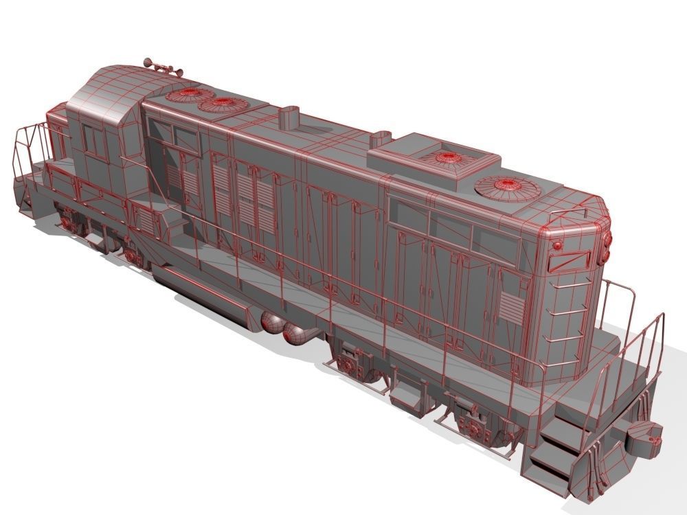 Diesel Locomotive 3D model_11