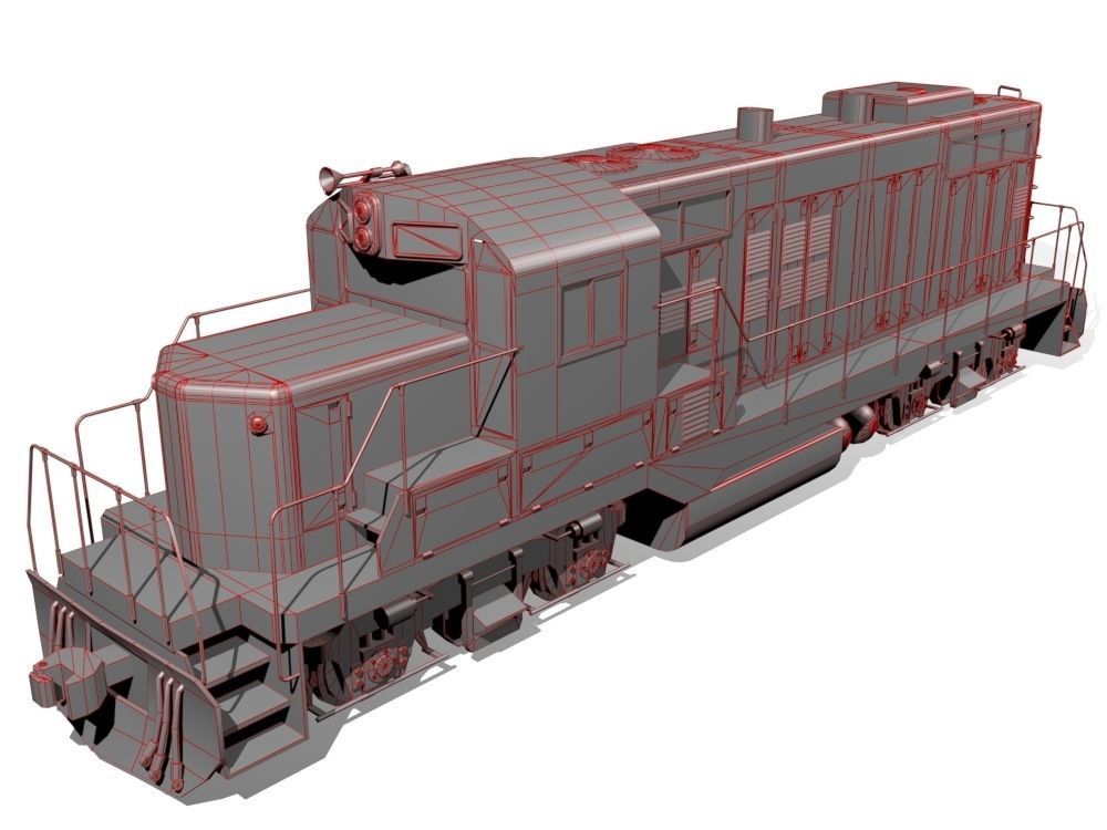 Diesel Locomotive 3D model_10