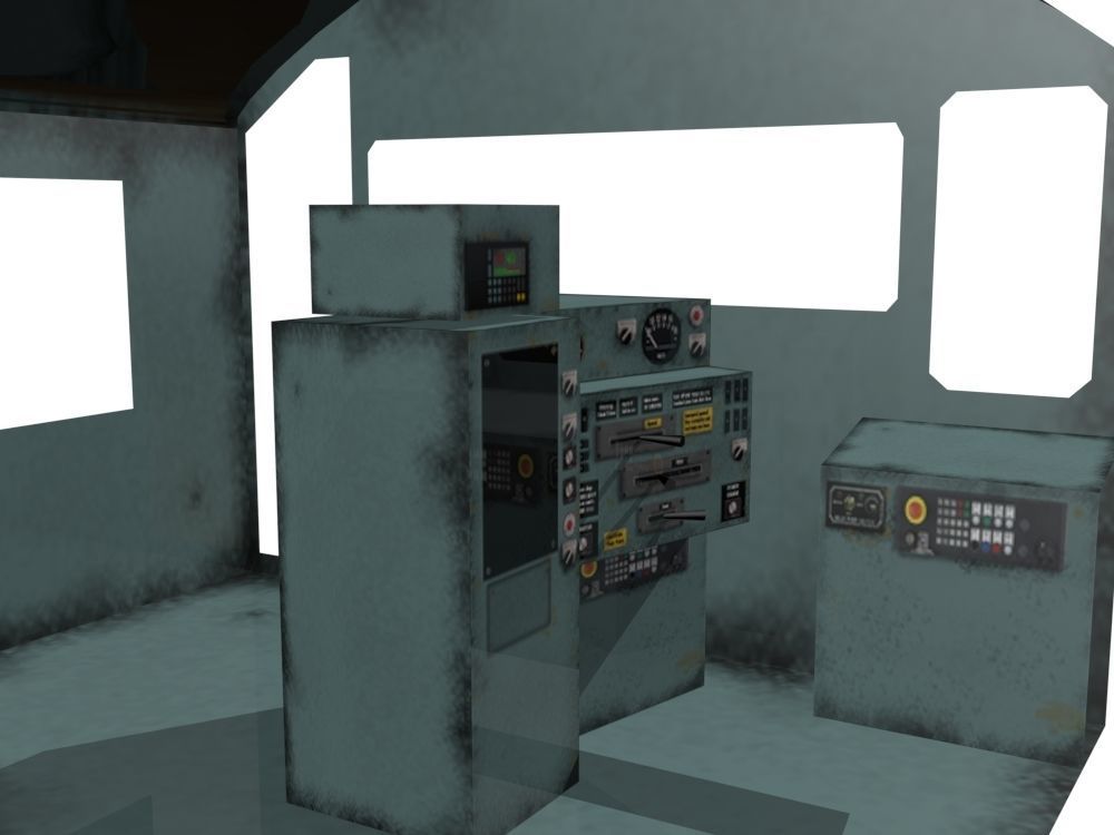 Diesel Locomotive 3D model_7
