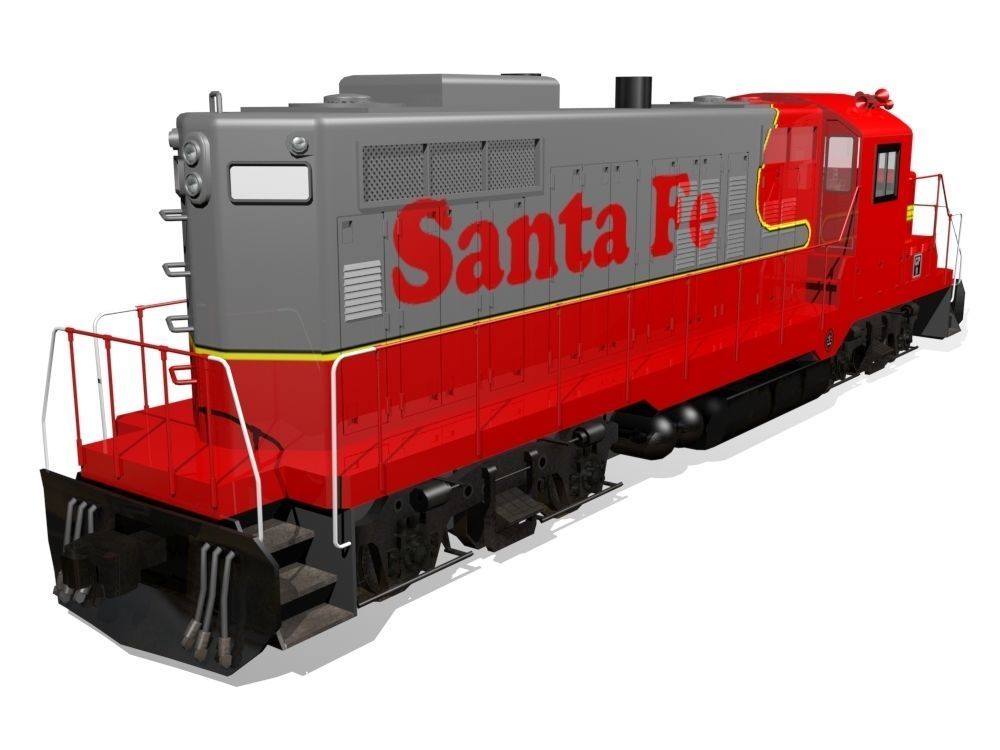 Diesel Locomotive 3D model_15