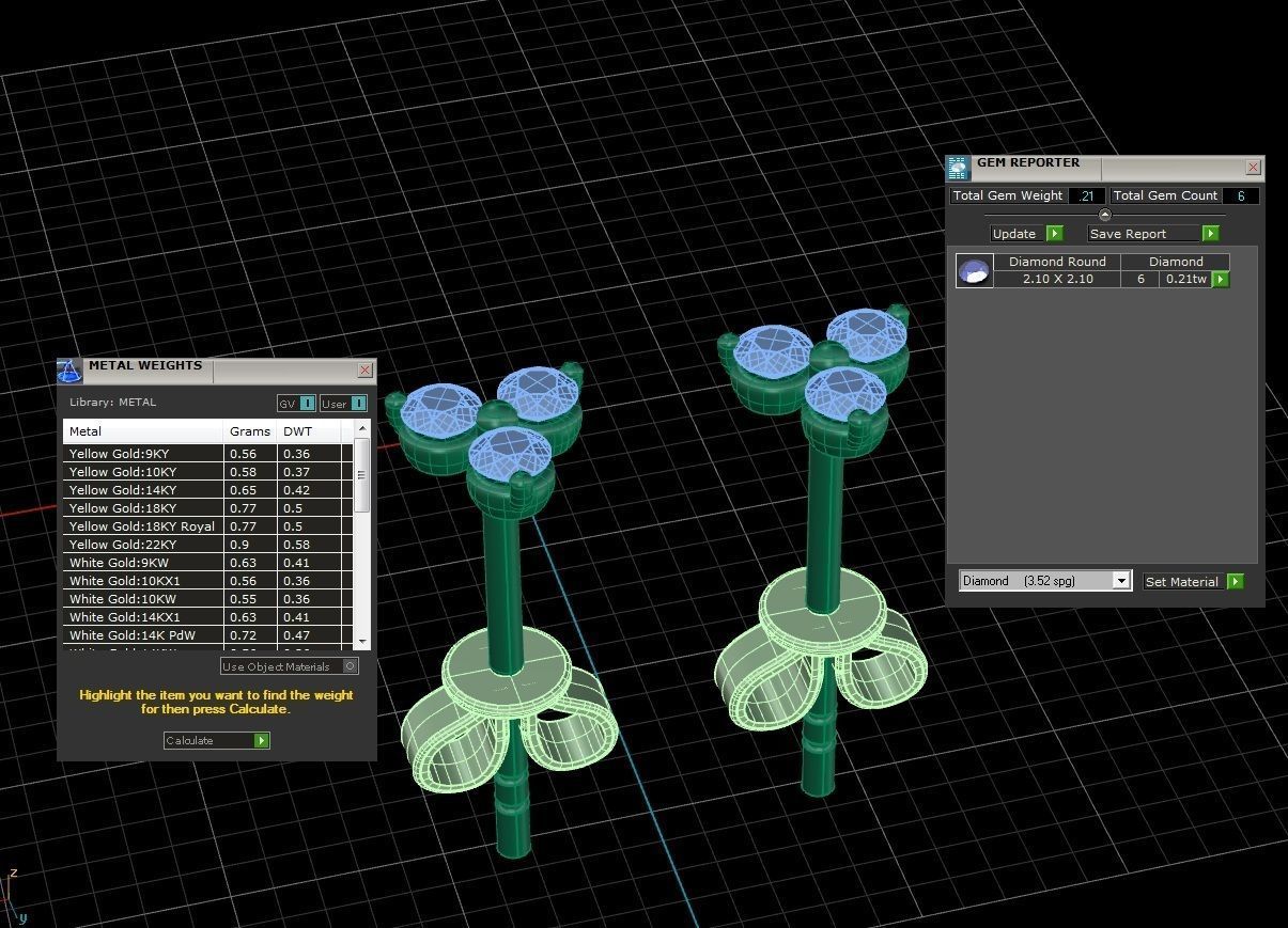 Jewelry Earrings 3D print model_22