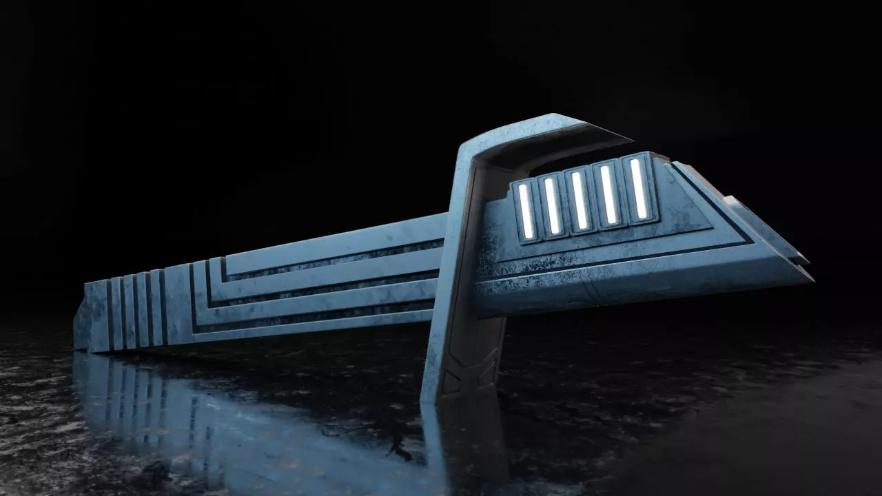 Dark Saber 3D print model_0