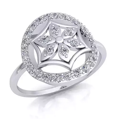 Fancy Woman Diamond Ring 21
