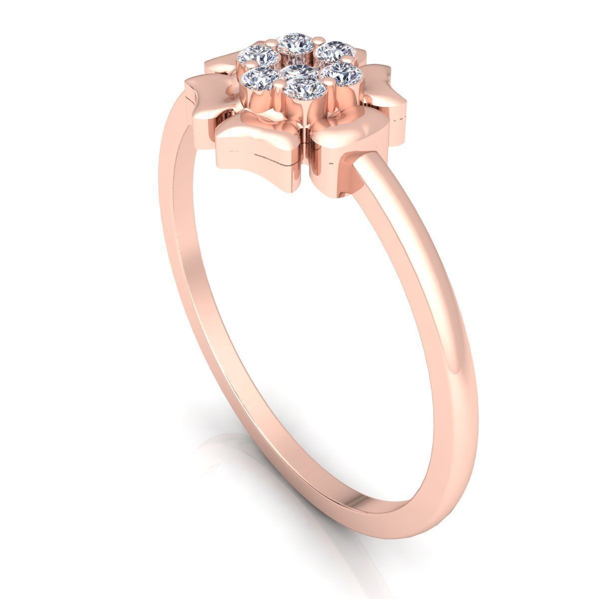 Woman Ring 24 3D print model_7