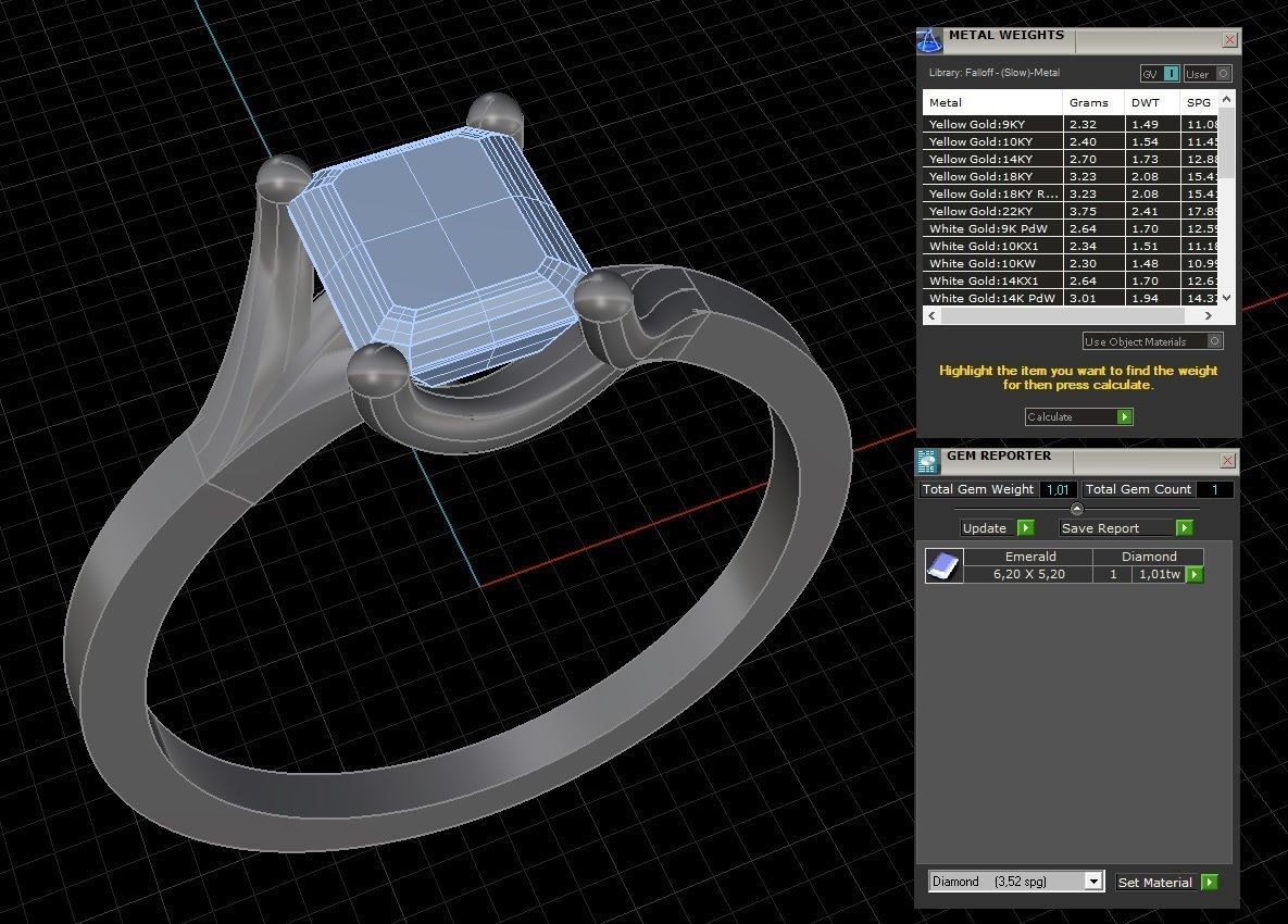 Woman Ring 3D print model_1
