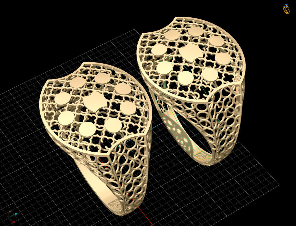 ultra vision Silver Gold  Print 3D print model_7