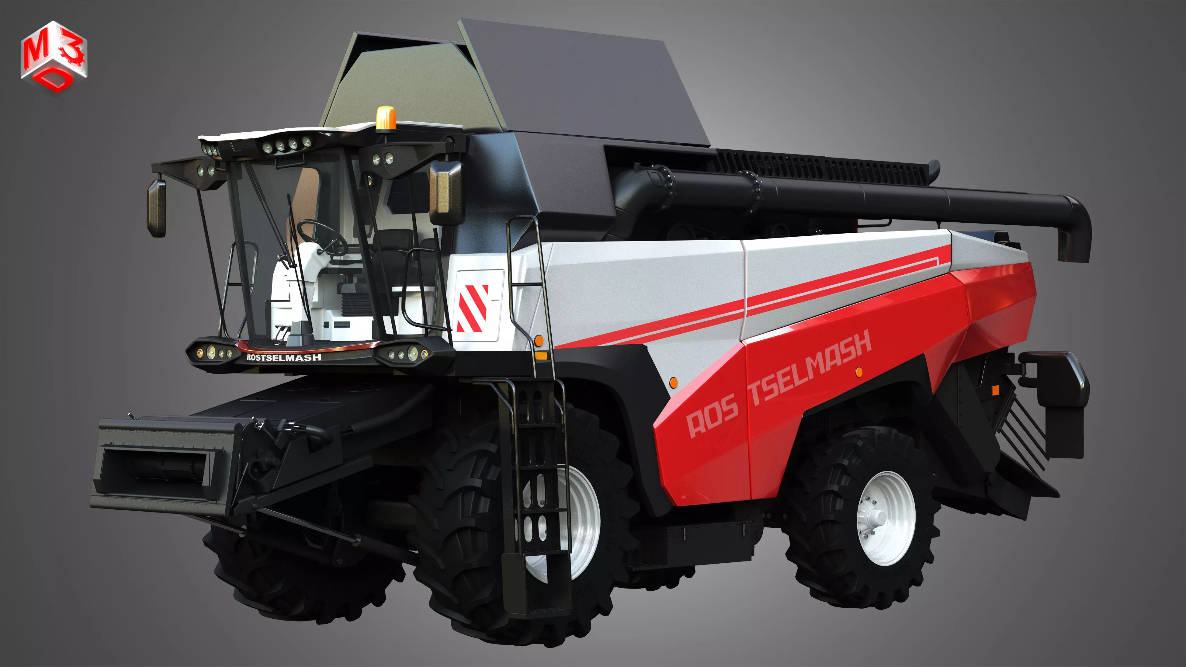 Rostselmash - RSM 161 Harvester Combine  3D model_0