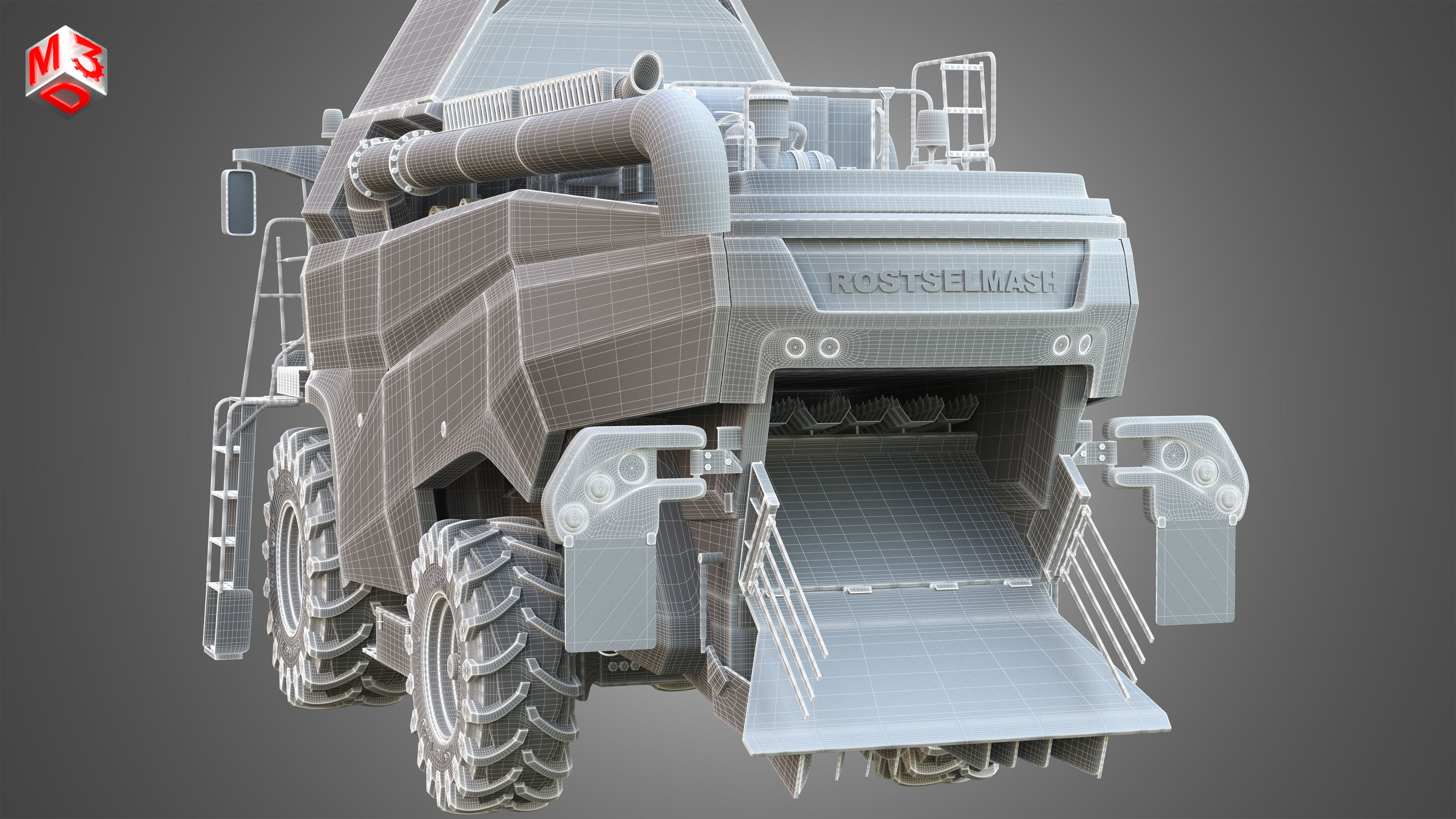Rostselmash - RSM 161 Harvester Combine  3D model_18