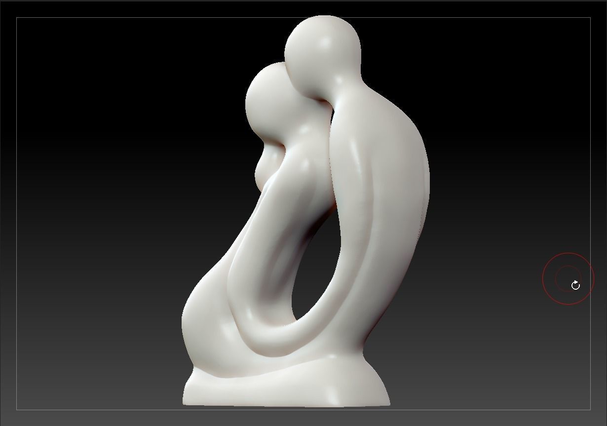 Beautiful Couple 3D print model_7