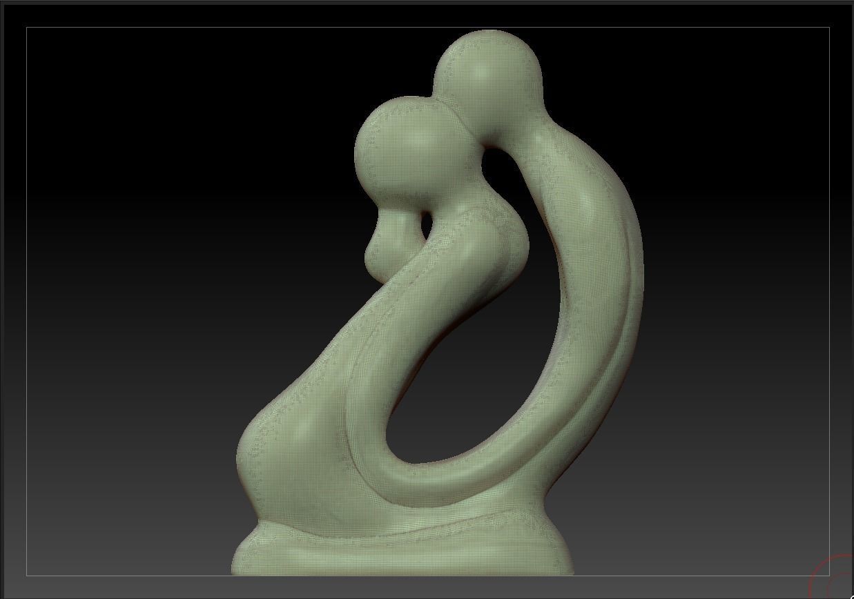 Beautiful Couple 3D print model_4
