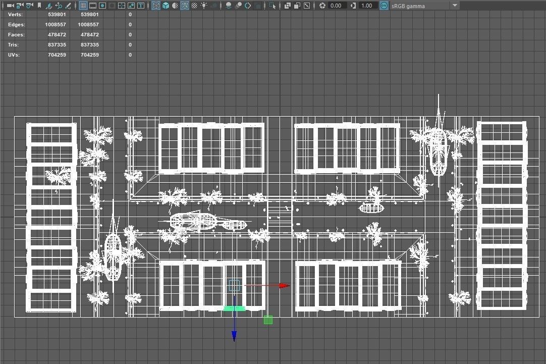 cityscape building Low-poly 3D model_23