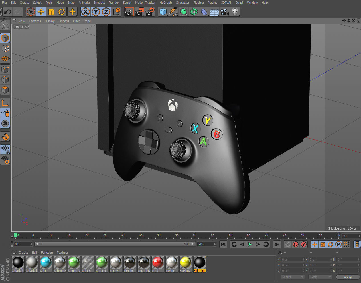 X-Box series X accurate with correct rear 3D model_6