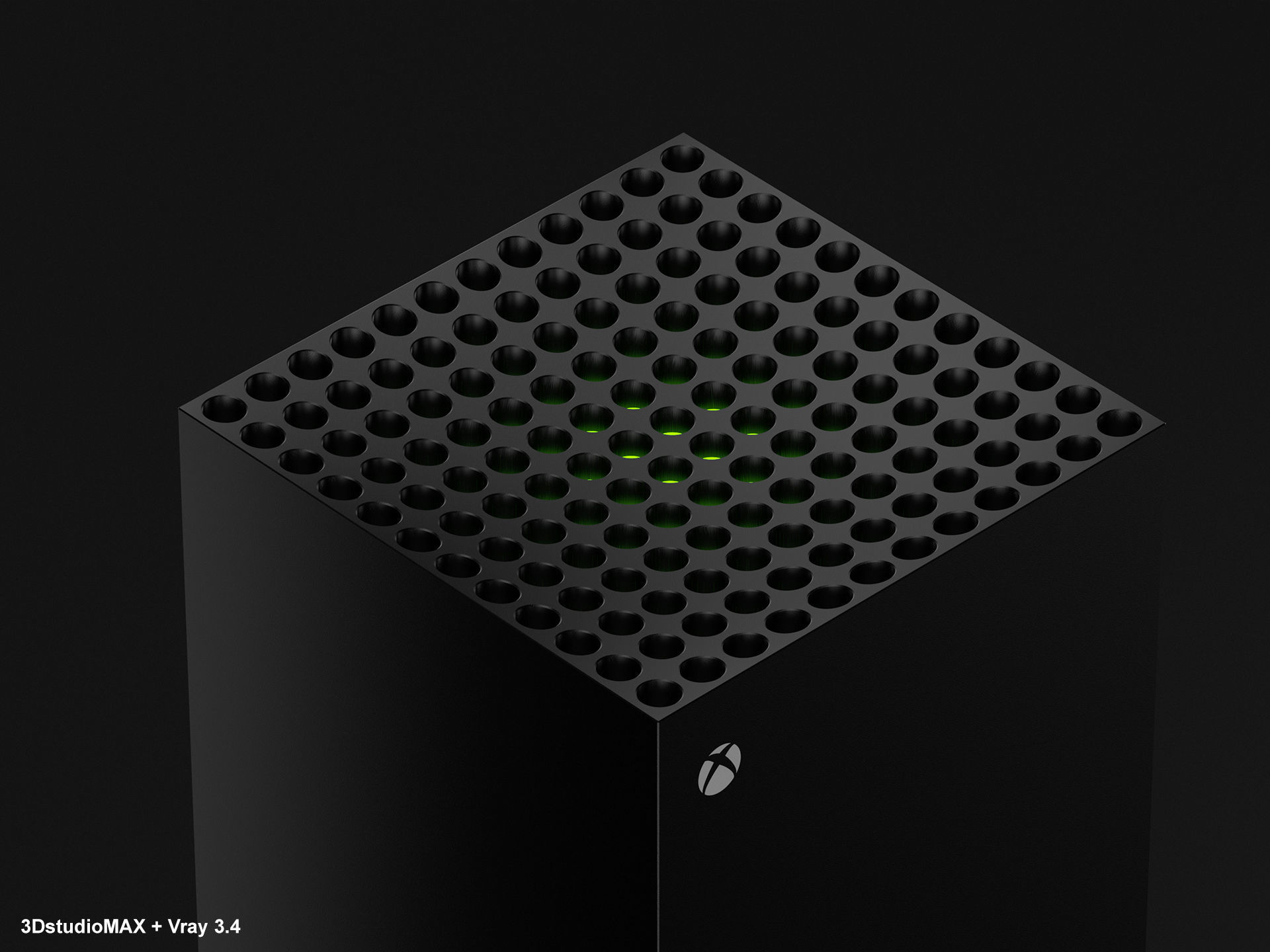 X-Box series X accurate with correct rear 3D model_4