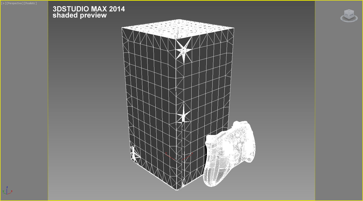X-Box series X accurate with correct rear 3D model_14