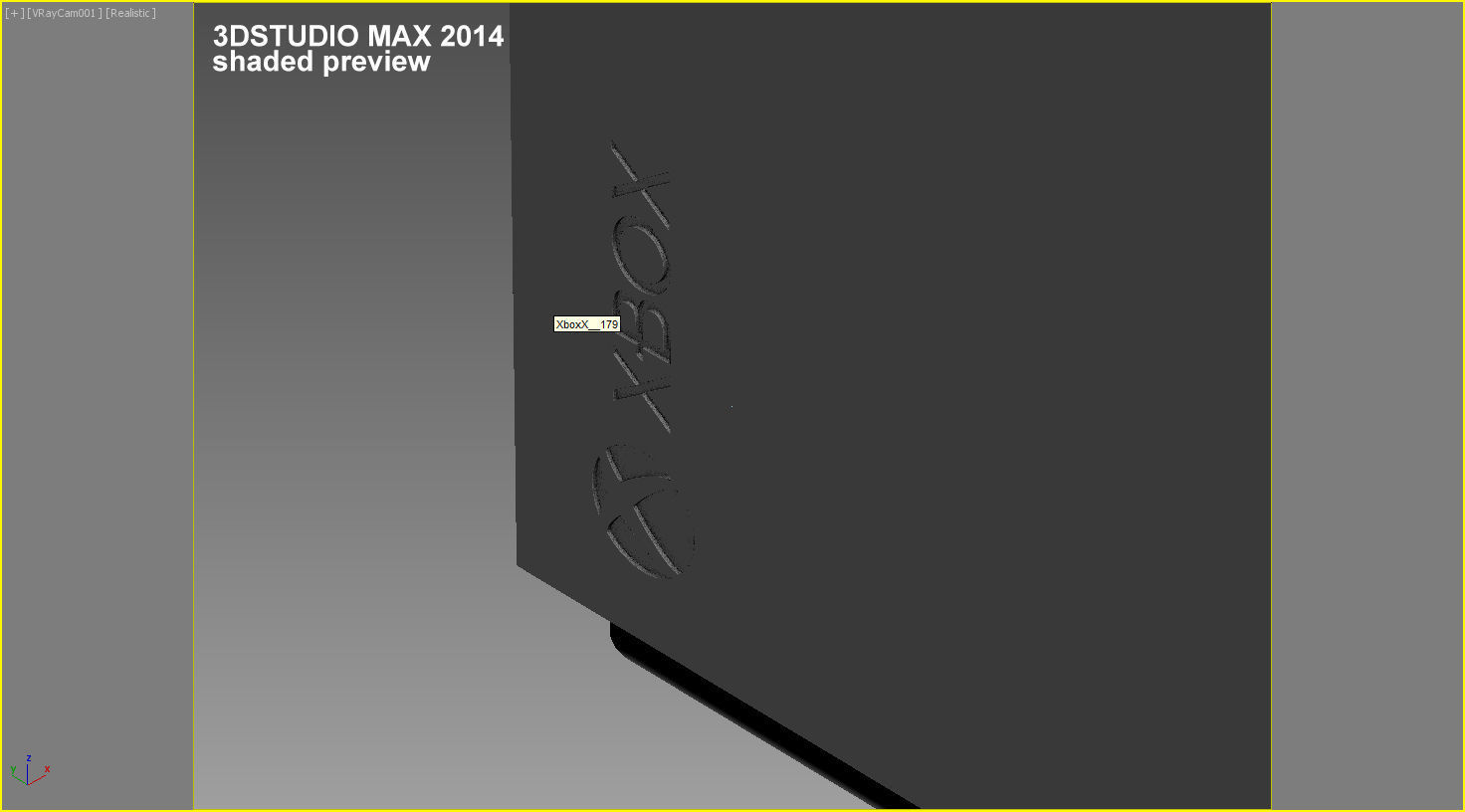 X-Box series X accurate with correct rear 3D model_13