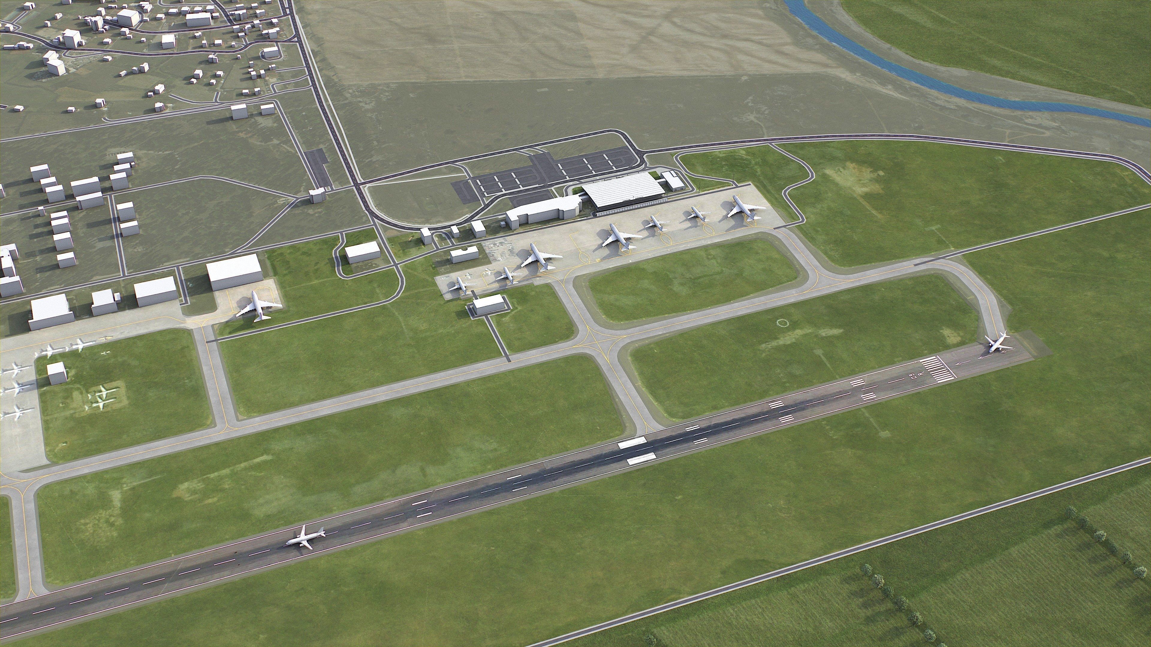 Podgorica - 3D City Model Low-poly 3D model_17