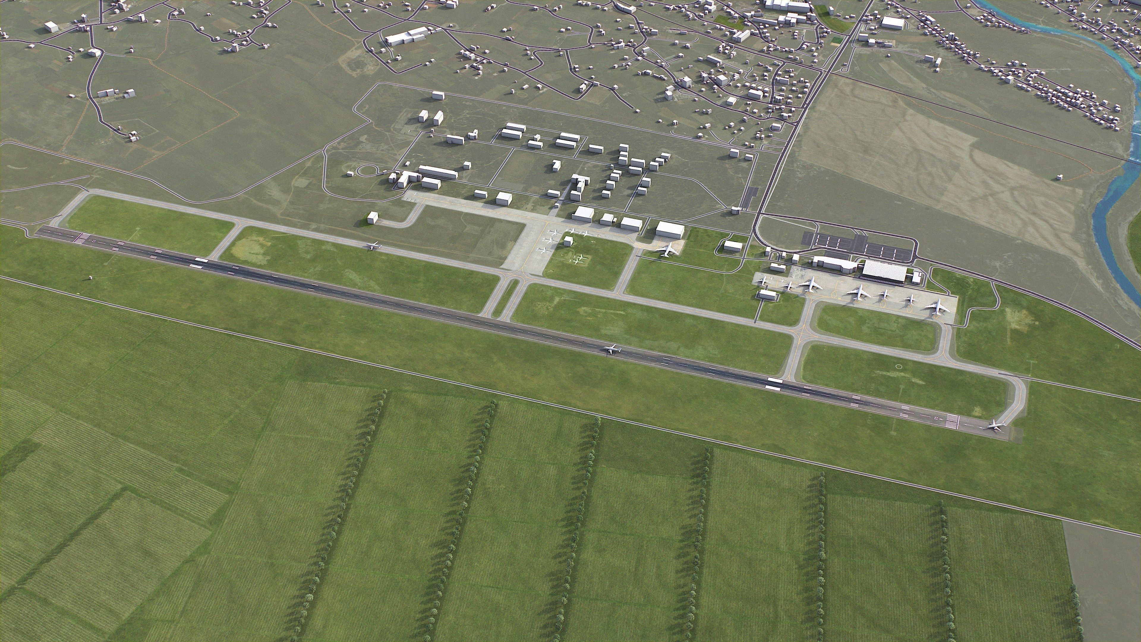 Podgorica - 3D City Model Low-poly 3D model_20