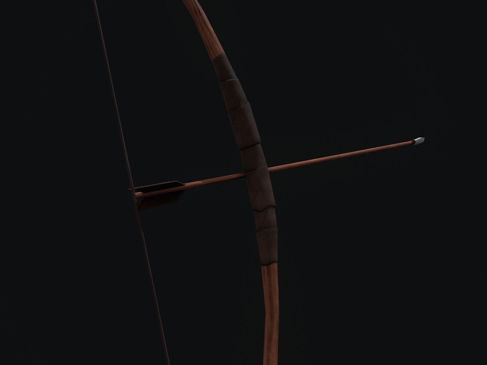 Stylized Primitive Weapons pack Low-poly 3D model_6