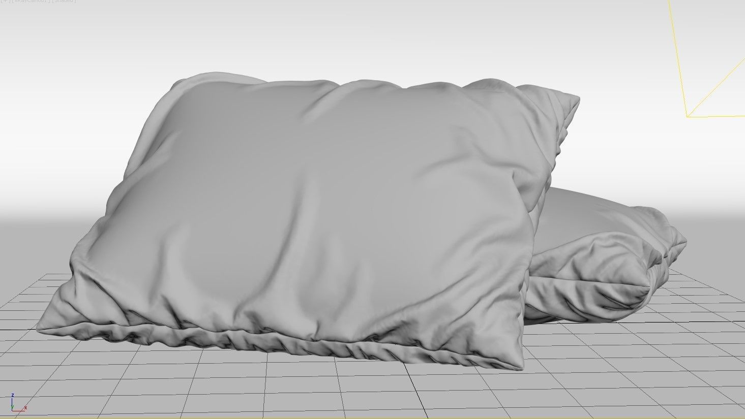 Pillow 3d model pillows Free 3D model_2